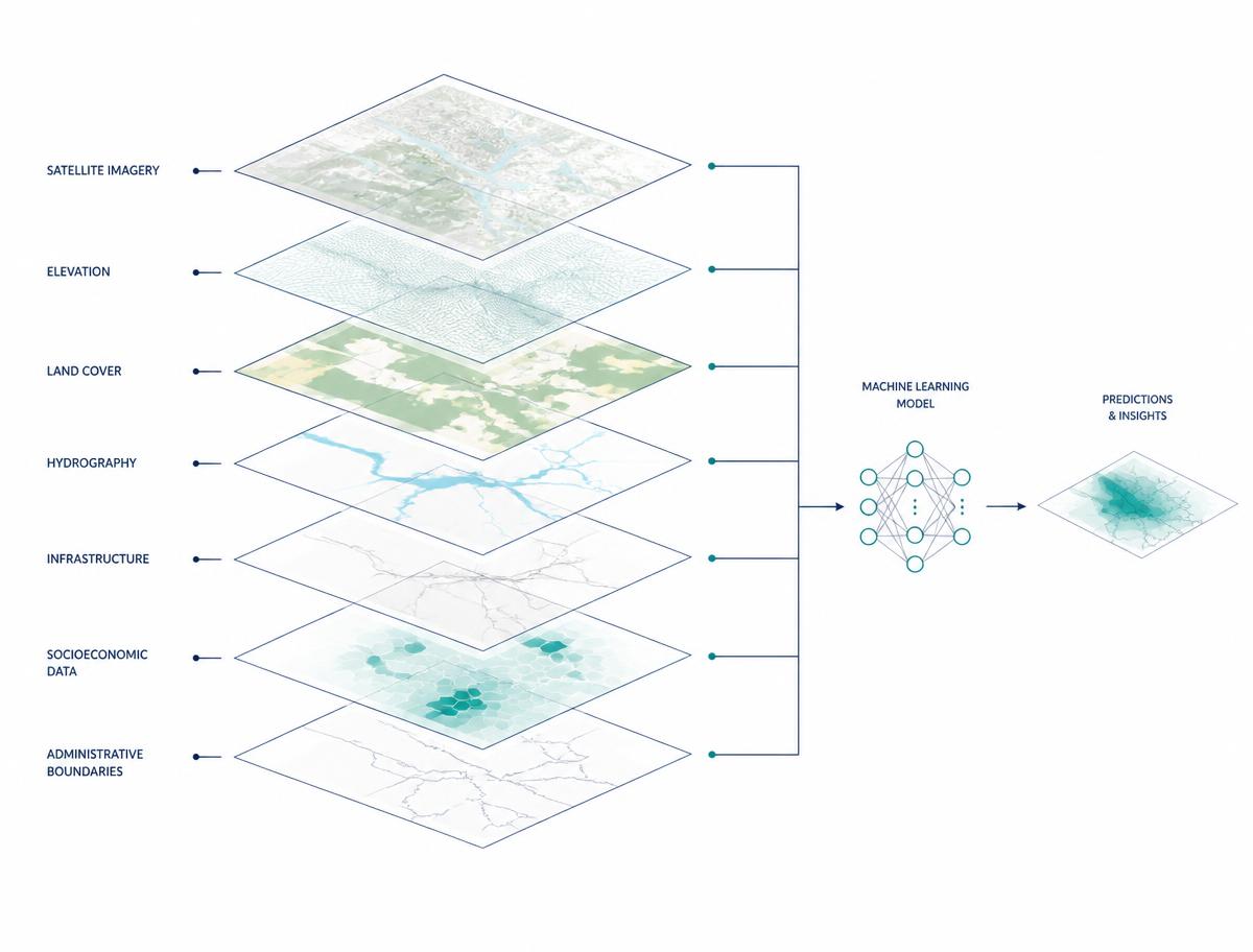 Illustration for Why AI Needs Government GIS
